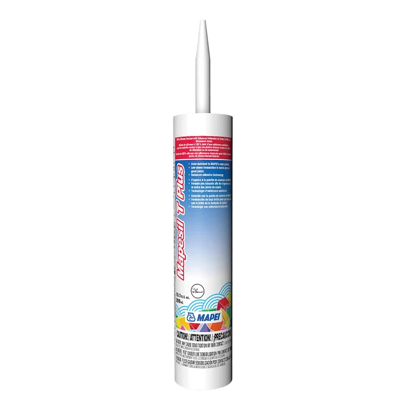 Mastic de silicone Mapesil T Plus de 299 ml, mur de château #5227