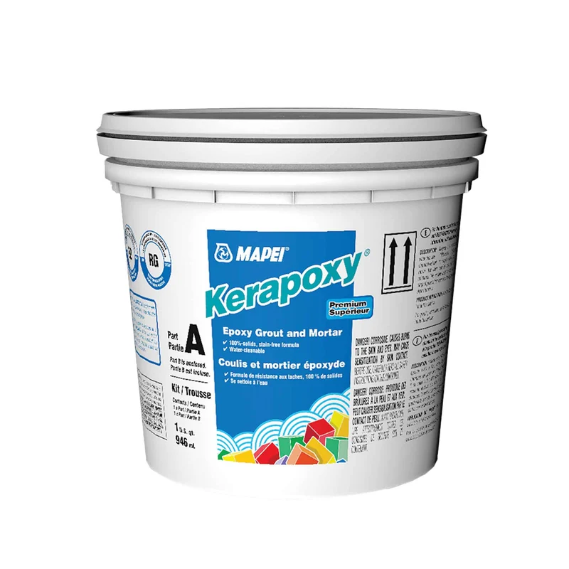 Coulis et mortier époxyde Kerapoxy de 946 ml, givre #77