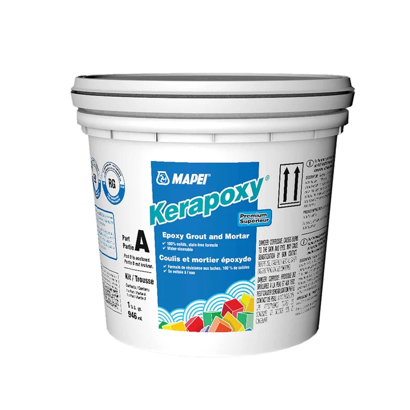 Coulis et mortier époxyde Kerapoxy de 946 ml, charbon #47