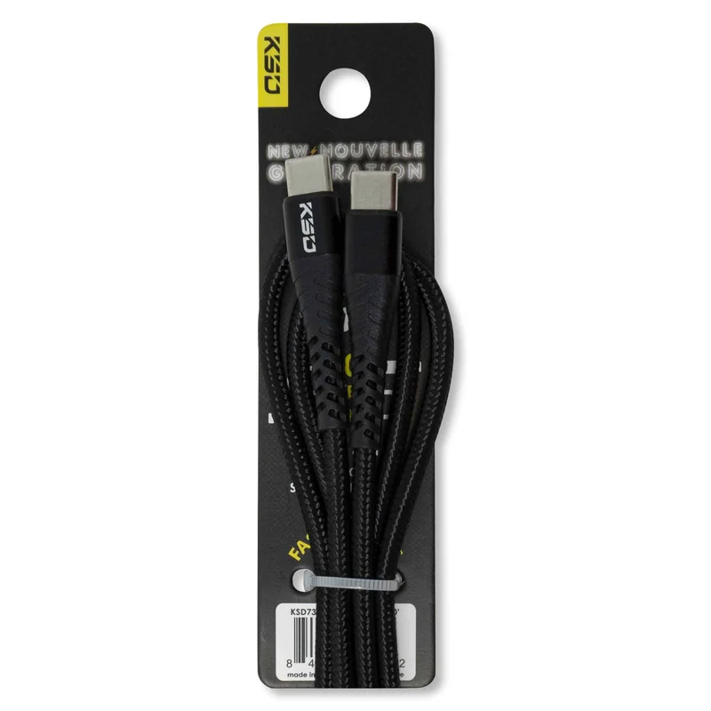 Câble micro-USB de Type-C vers Type-C, 3 m