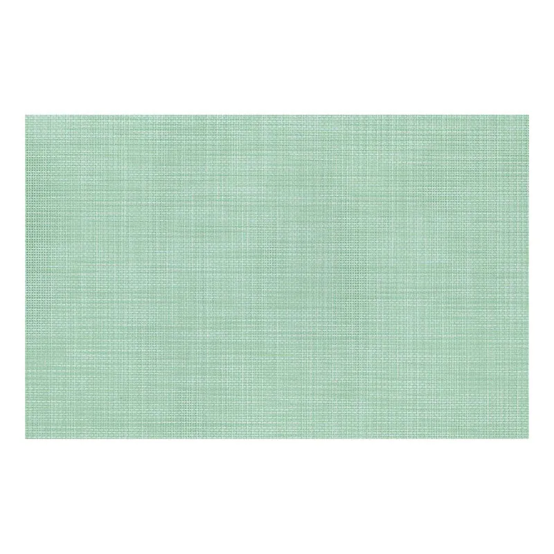 Napperon tissé en textilène de 12" x 18", vert pastel