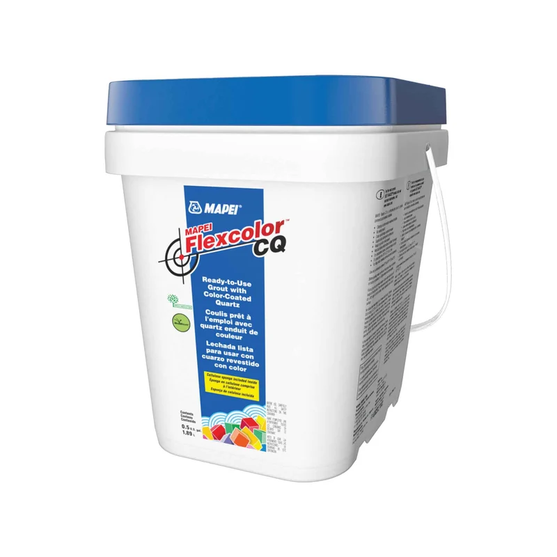 Coulis prêt à l’emploi avec quartz enduit de couleur Flexcolor CQ de 1,89 L, gris chaud #93