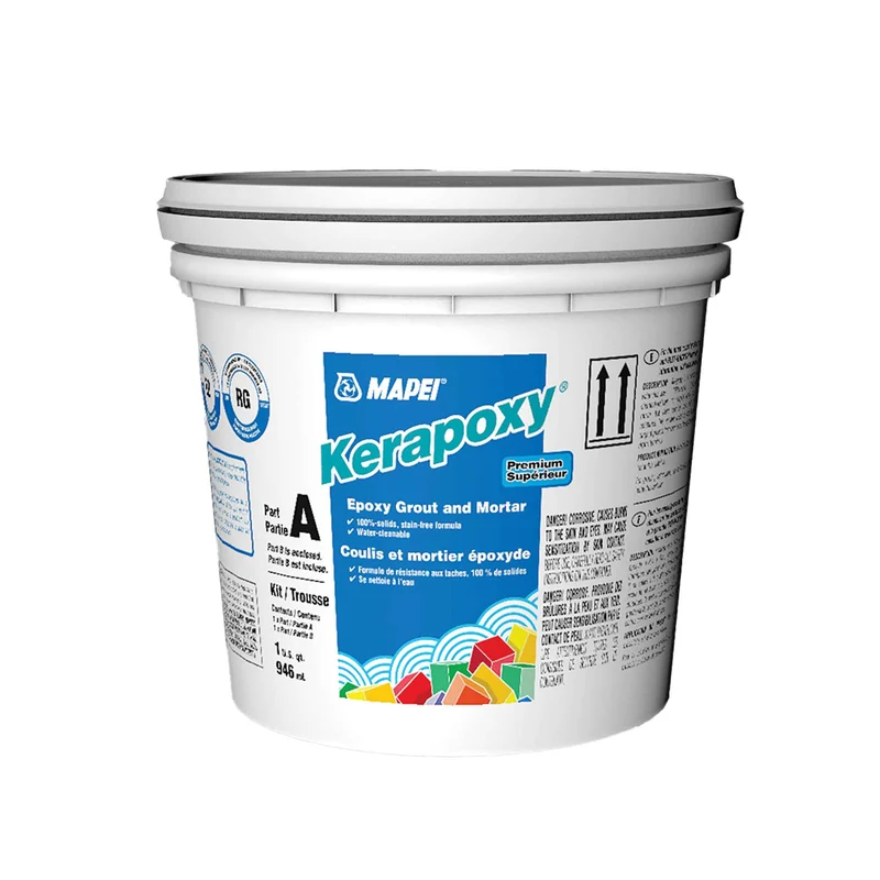 Coulis et mortier époxyde Kerapoxy de 946 ml, argent #27