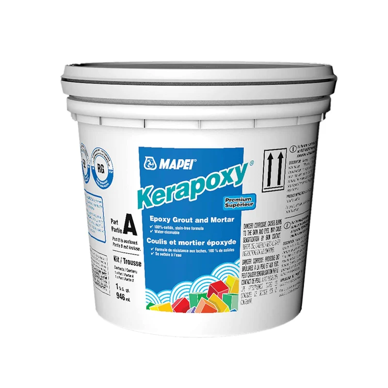 Coulis et mortier époxyde Kerapoxy de 946 ml, noir #10