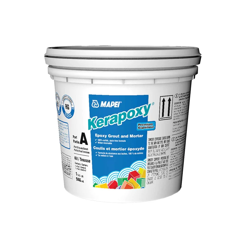Coulis et mortier époxyde Kerapoxy de 946 ml, étain #02