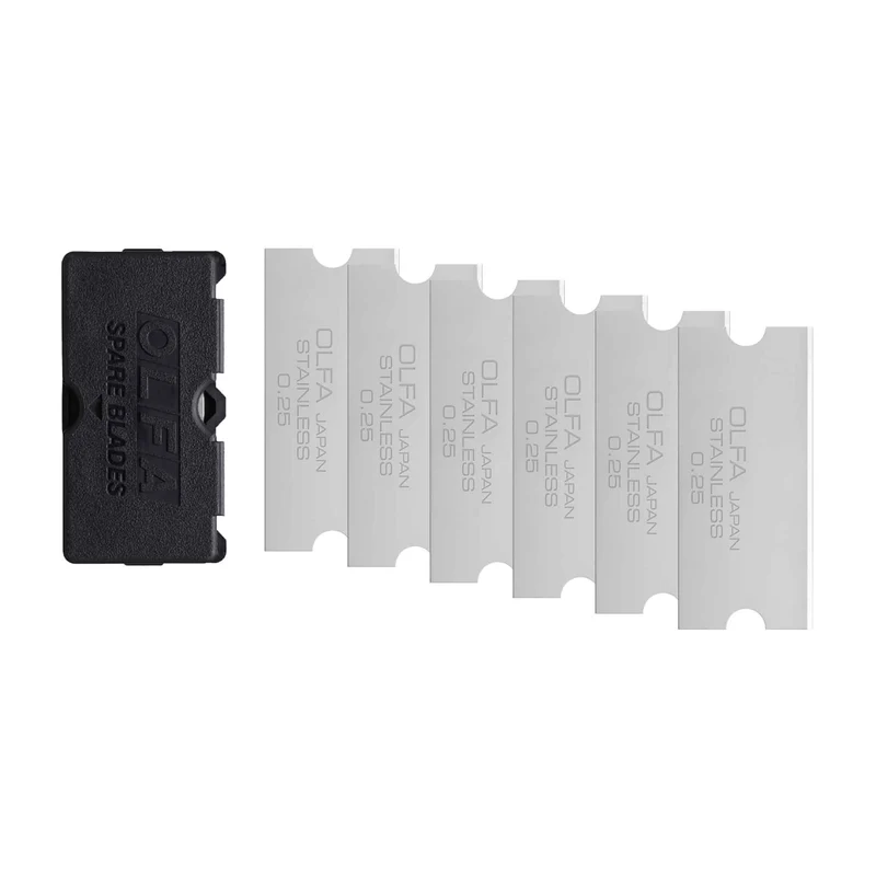 Lames de rechange pour grattoir GSR-2 de 40 mm pour les vitres, 6 unités
