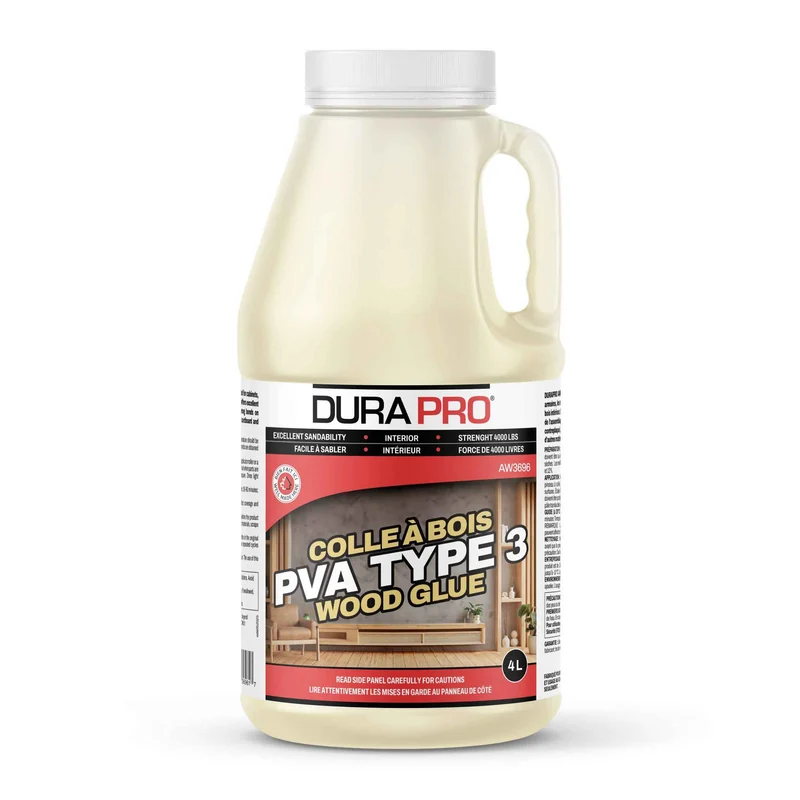 Colle à bois PVA Type 3, 4 L