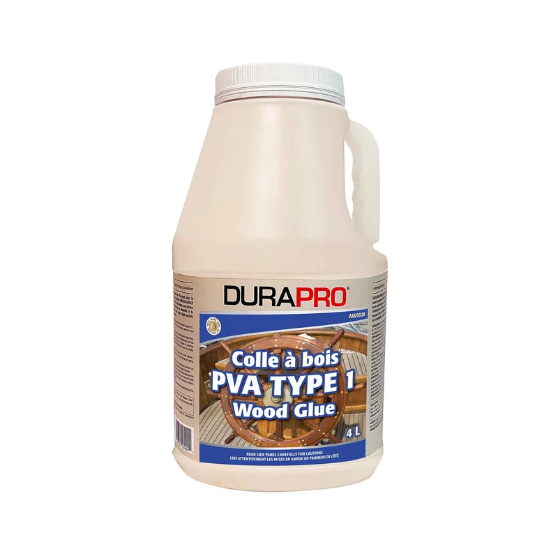 Colle à bois PVA Type 1, 4 L
