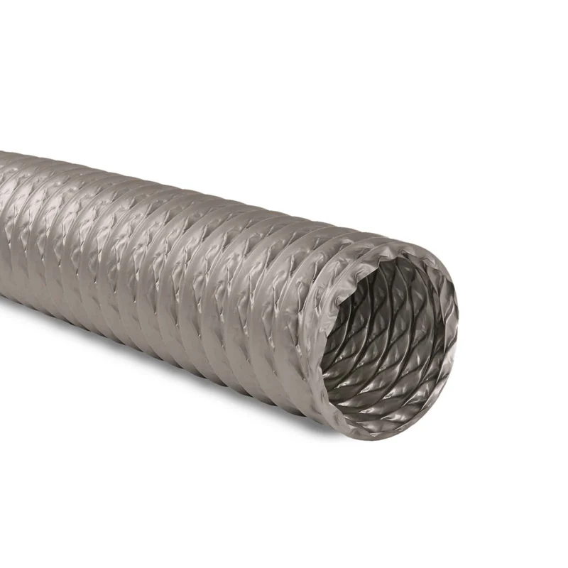 Conduit d’air en vinyle gris, 6" x 10'