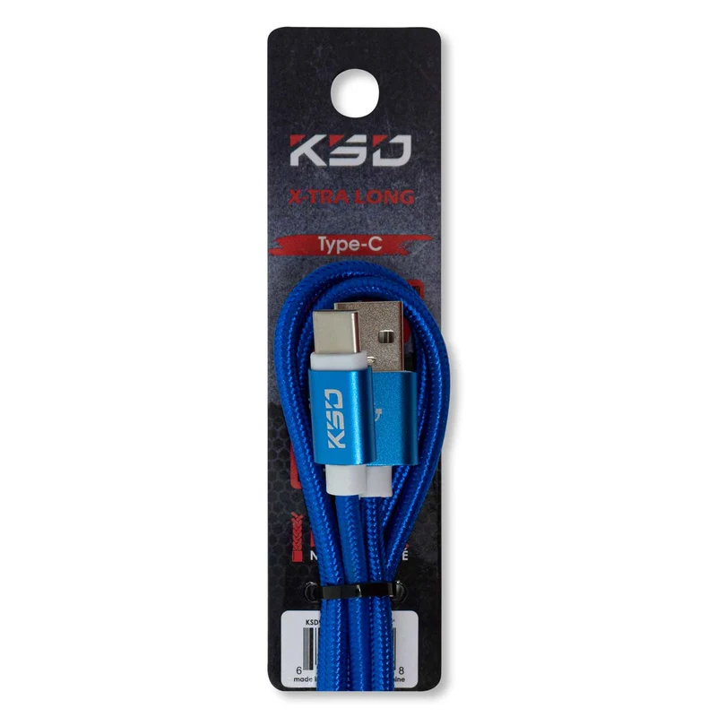 Câble USB à micro-USB de Type-C pour Android, 3,7 m