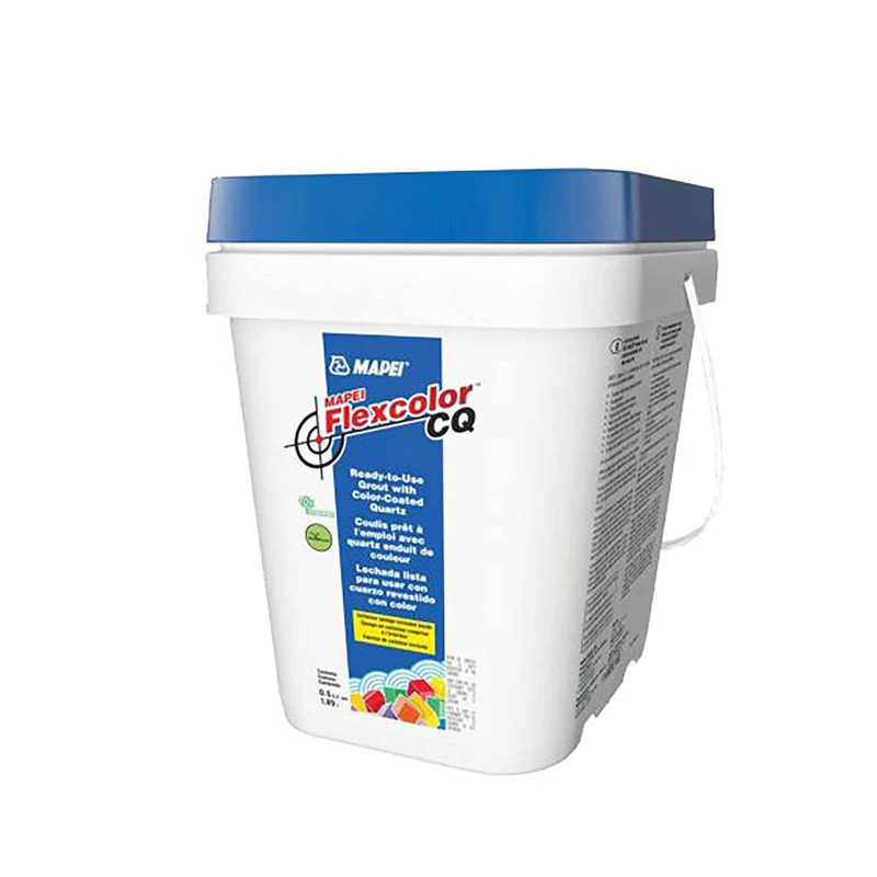 Coulis prêt à l’emploi avec quartz enduit de couleur Flexcolor CQ de 1,89 L, gris perle #19