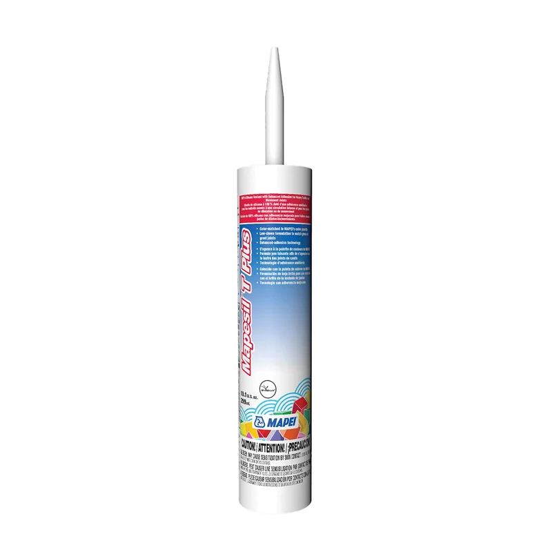 Mastic de silicone Mapesil T Plus de 299 ml, gris chaud #5093