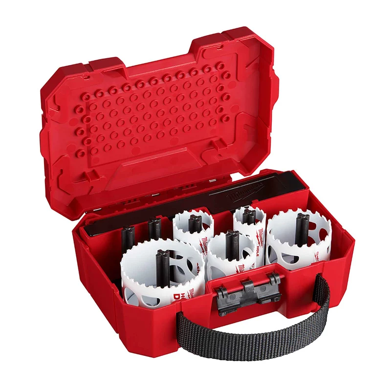 Ensemble de scies-cloches Hole Dozer de grand diamètre, 9 pièces