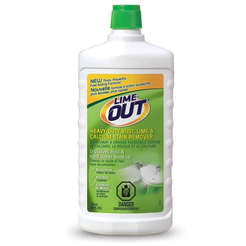 Détachant à grande puissance contre le calcaire, la rouille et le calcium Lime Out, 709 ml