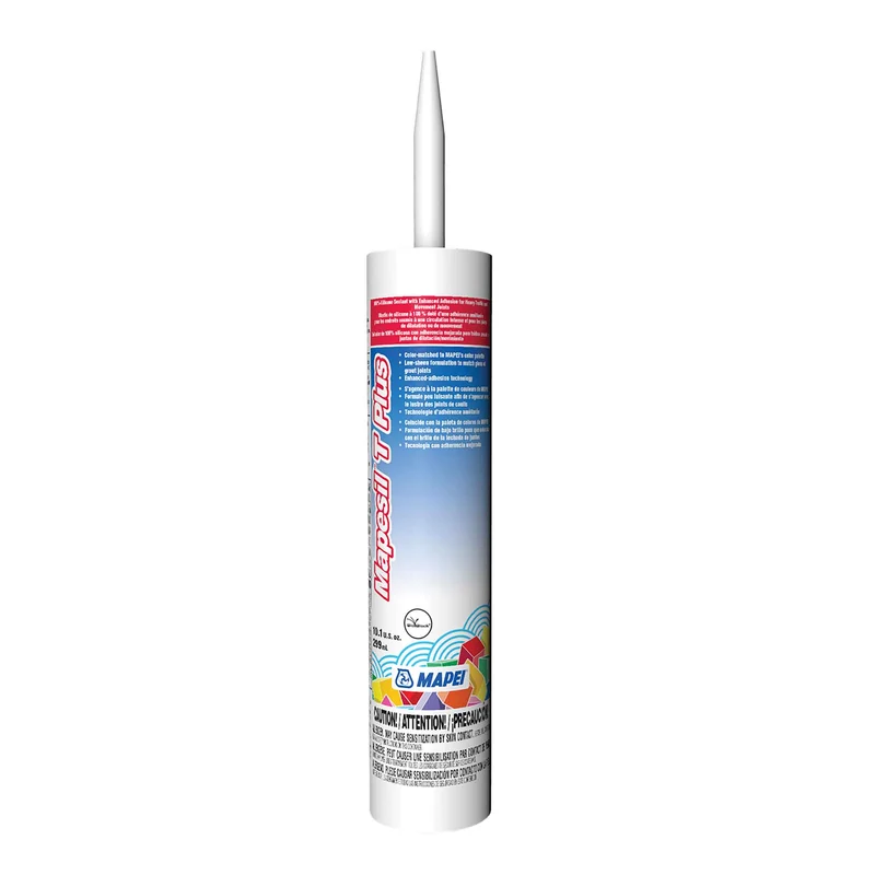 Mastic de silicone Mapesil T Plus de 299 ml, avalanche #5038