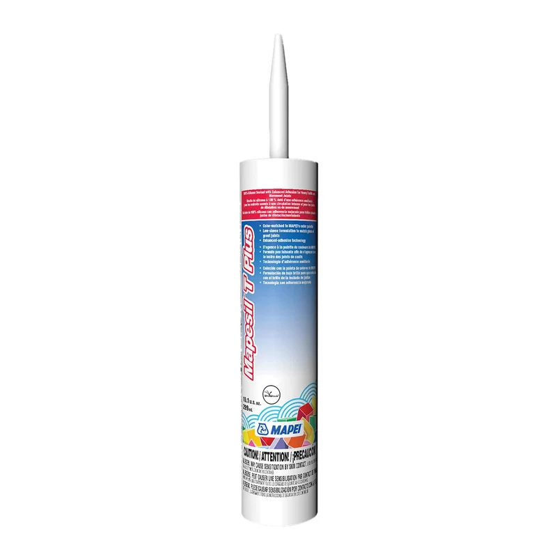 Mastic de silicone Mapesil T Plus de 299 ml, gris perle #5019