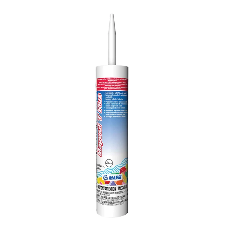 Mastic de silicone Mapesil T Plus de 299 ml, argent #5027