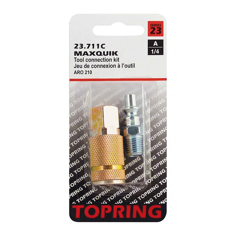 Connexion pour outil à air comprimé Maxquik, ARO 210 (2 pièces)