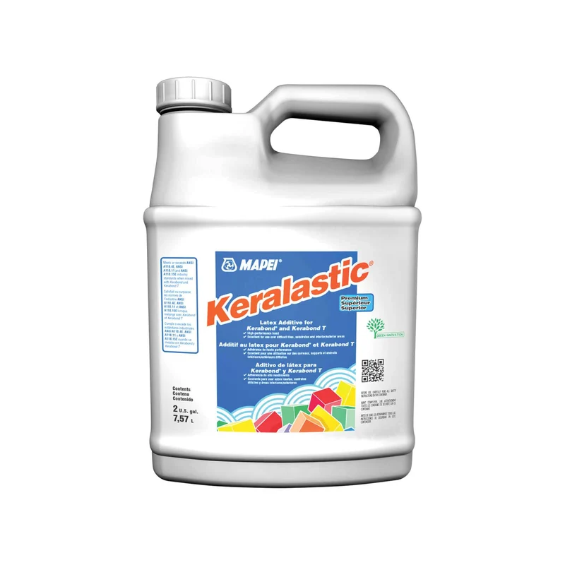 Additif Keralastic au latex flexible pour Kerabon et Kerabond T , 7,57 L