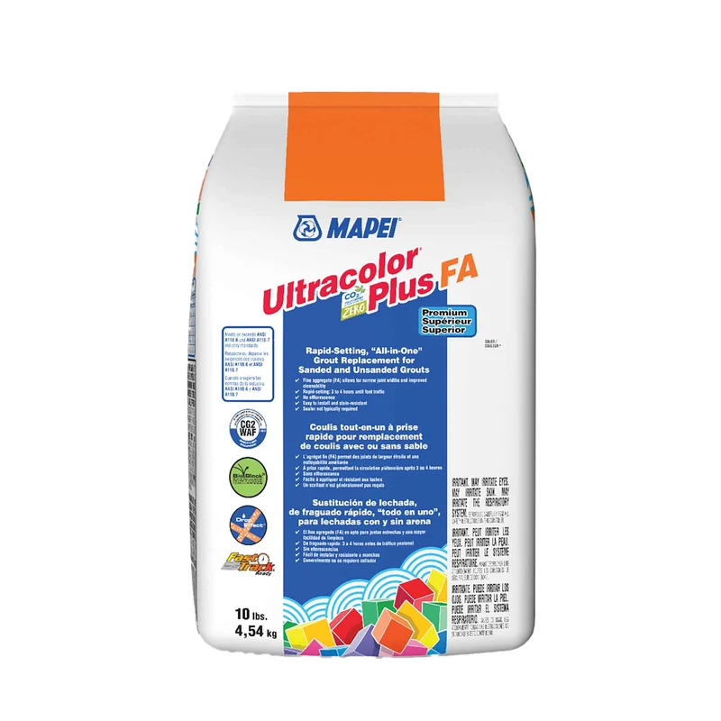 Coulis tout-en-un à prise rapide pour remplacement de coulis avec ou sans sable Ultracolor Plus FA de 10 lb, armure #5230