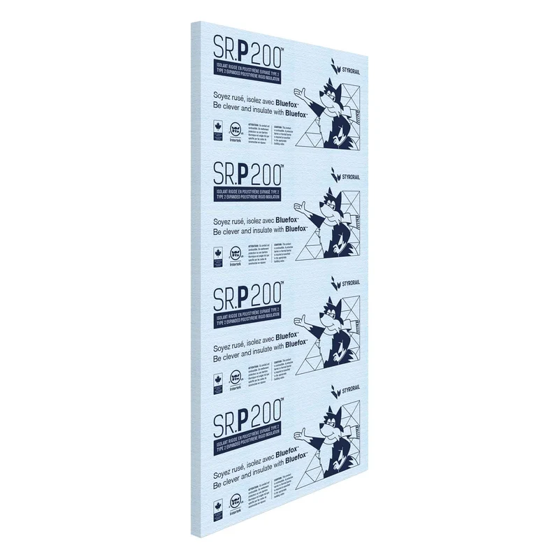 Panneau isolant rigide SR.P 200 1-1/4'' x 4' x 8' (R5 / 16 PSI)