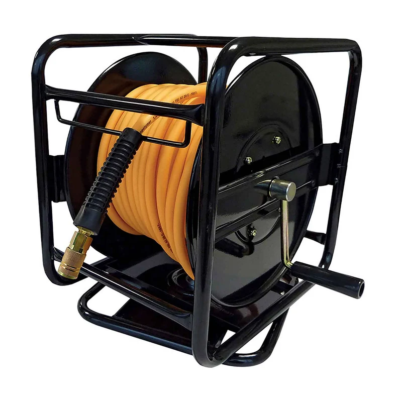 Dévidoir Polyreel avec tuyau à air comprimé Ecoflex, 1/4" x 100' x 1/4 (M) NPT