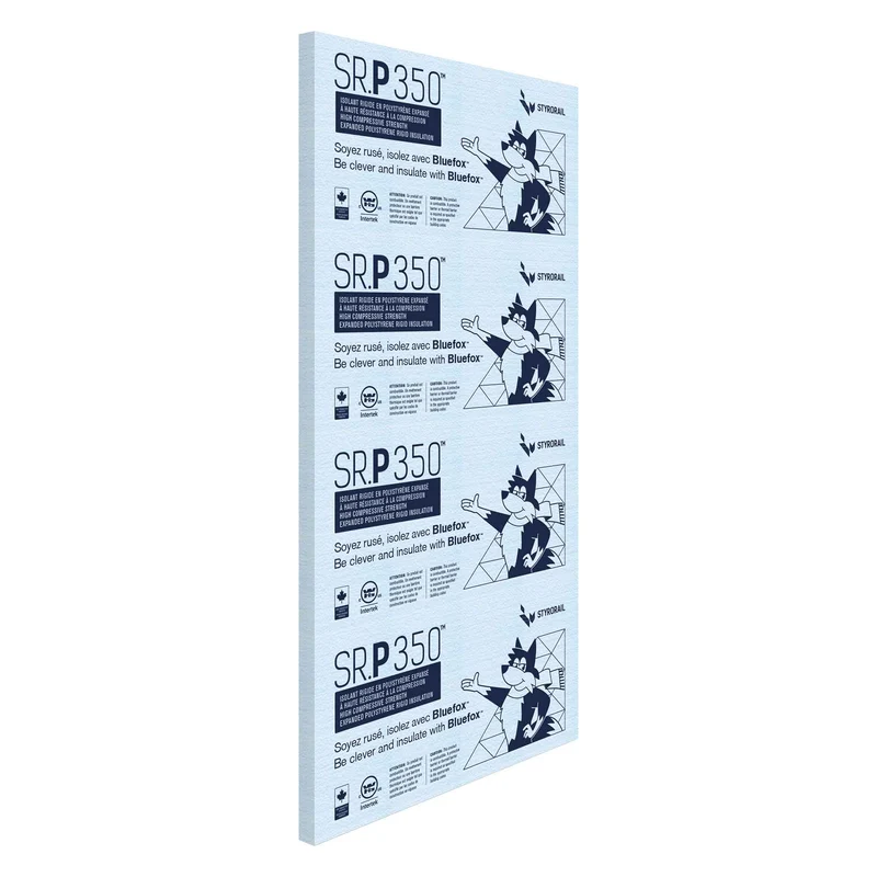 Panneau isolant rigide SR.P 350, 2-5/16'' x 4' x 8' (R10 / 30 PSI)