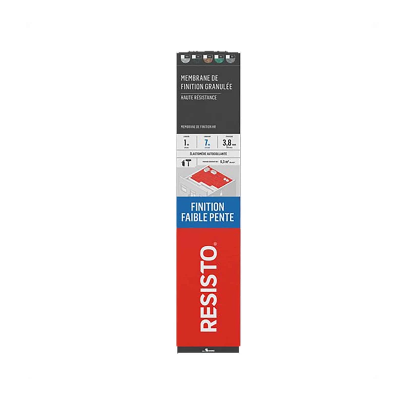 Membrane de finition granulée HR grise, 39'' x 23'
