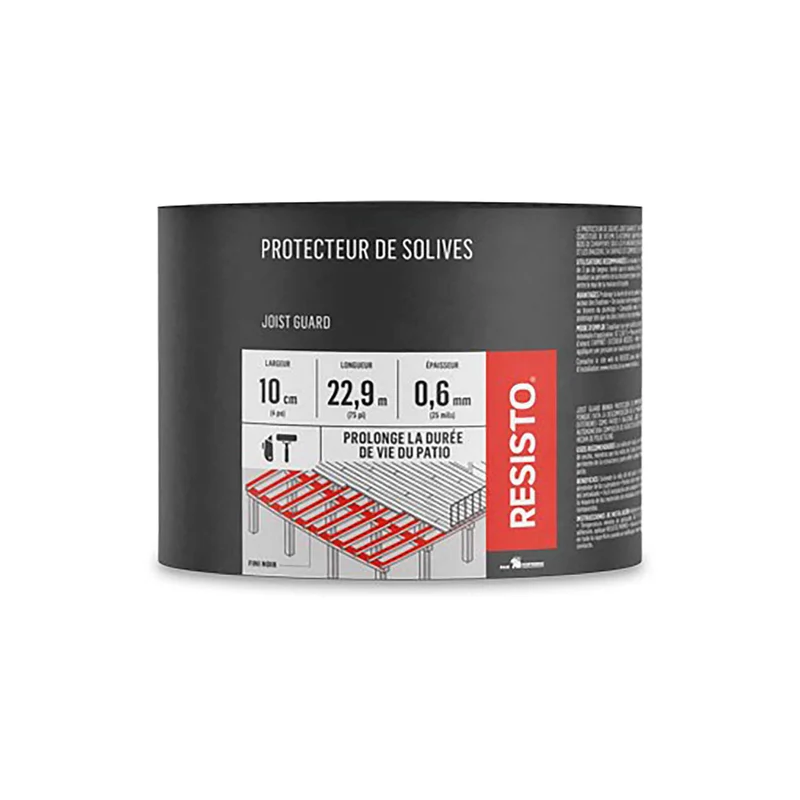 Protecteur de solives, 4'' x 75'