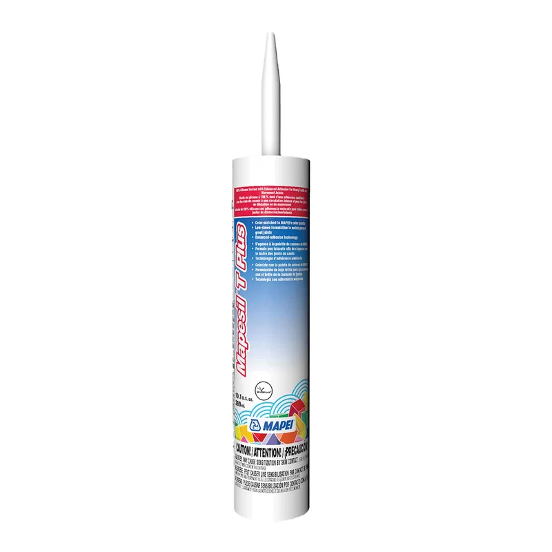Mastic de silicone Mapesil T Plus de 299 ml, loup gris #104