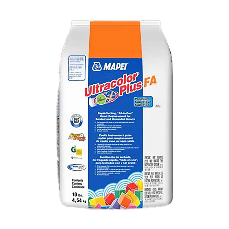 Coulis tout-en-un à prise rapide pour remplacement de coulis avec ou sans sable Ultracolor Plus FA de 10 lb, bambou #108