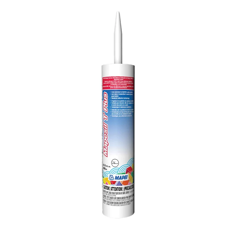 Mastic de silicone Mapesil T Plus de 299 ml, étain #5002