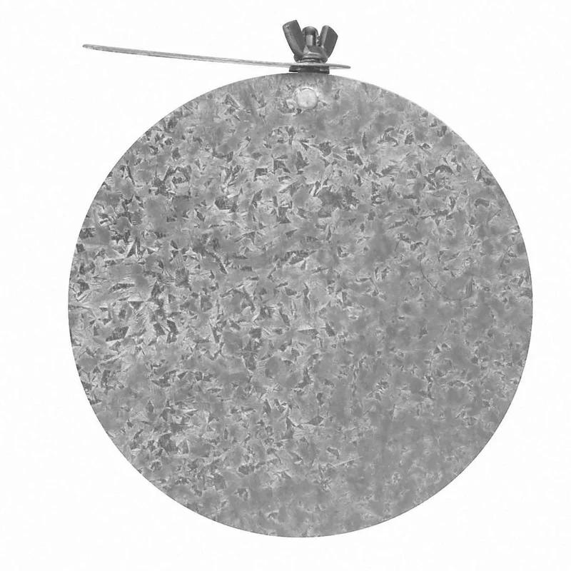 Clé de débit ronde en acier galvanisé, 6''