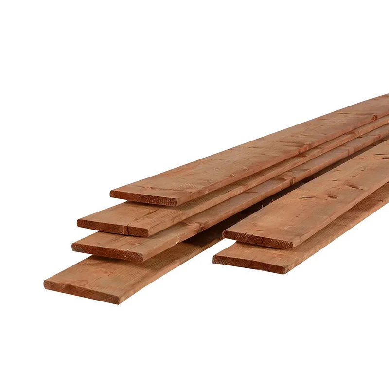 Bois traité brun de Première Qualité, 1" x 6" x 5'