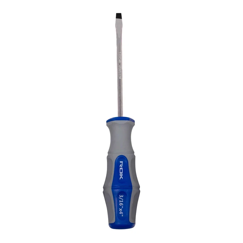 Tournevis plat avec embout magnétique, 3/16" x 4"