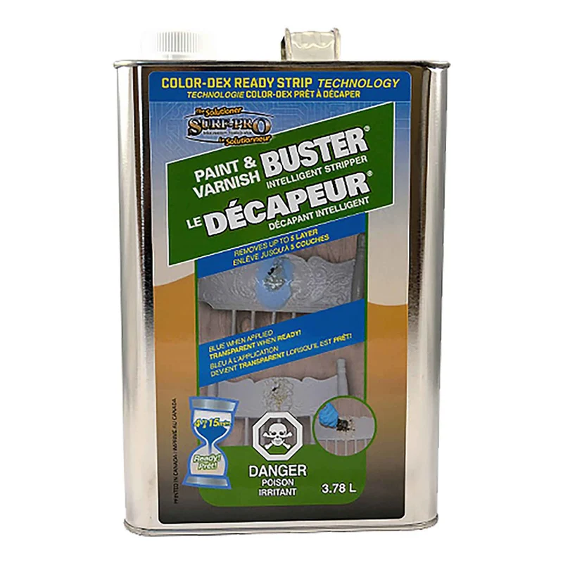 Le Décapeur nettoyeur de peinture et de vernis, 3,78 L
