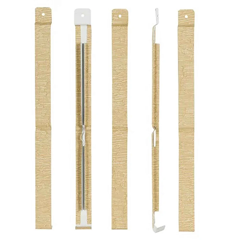 Joint de revêtement texturé V-Notch 12" x 7/8", scandinave 2 tons