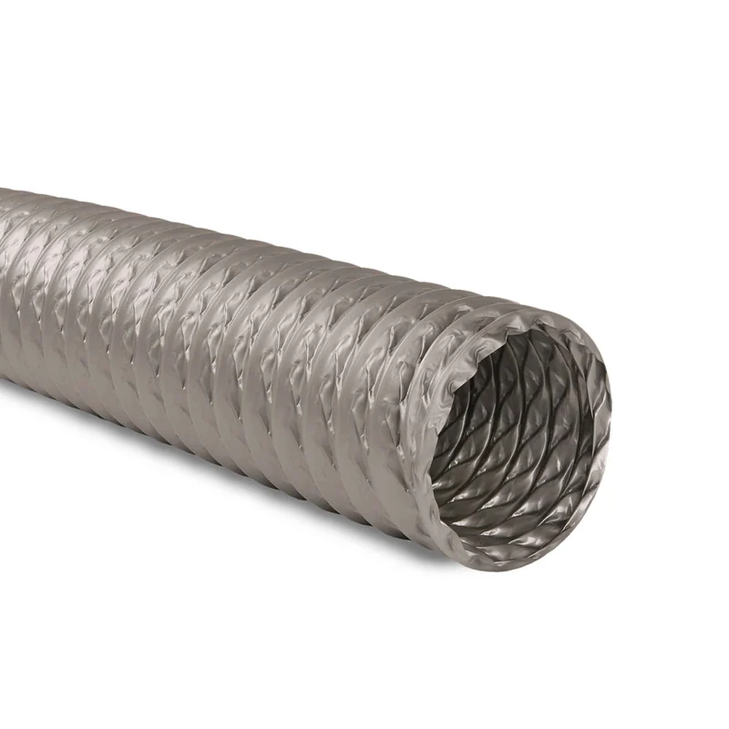 Conduit d'air en vinyle gris, 5" x 25'