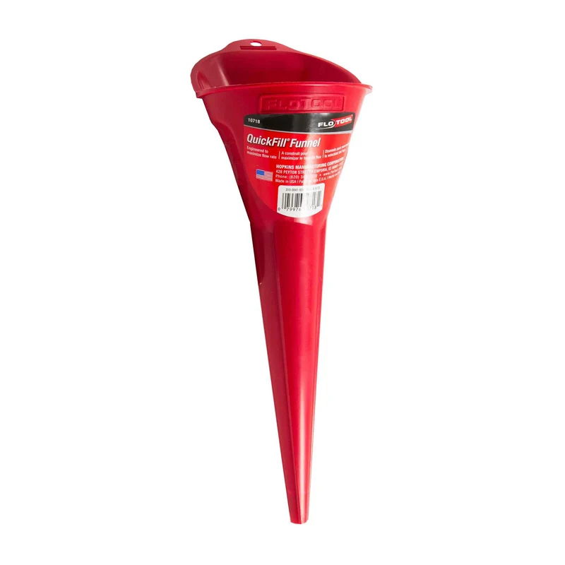 Entonnoir pour remplissage rapide, rouge