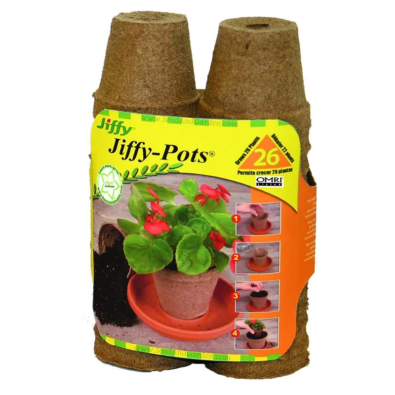 Pot de tourbe pour semis, 2" (26 unités)