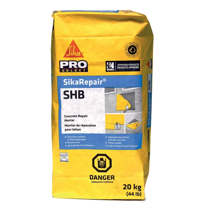 Mortier de réparation pour béton SikaRepair SHB, 20 kg