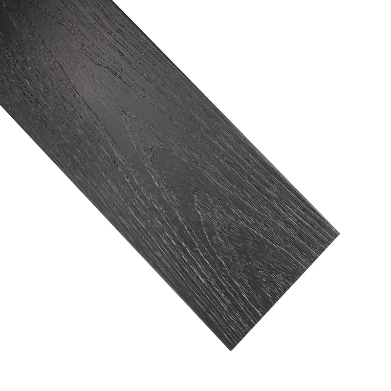 Moulure de bois ultra légère peinte en noir, 5/4" x 4" x 12'