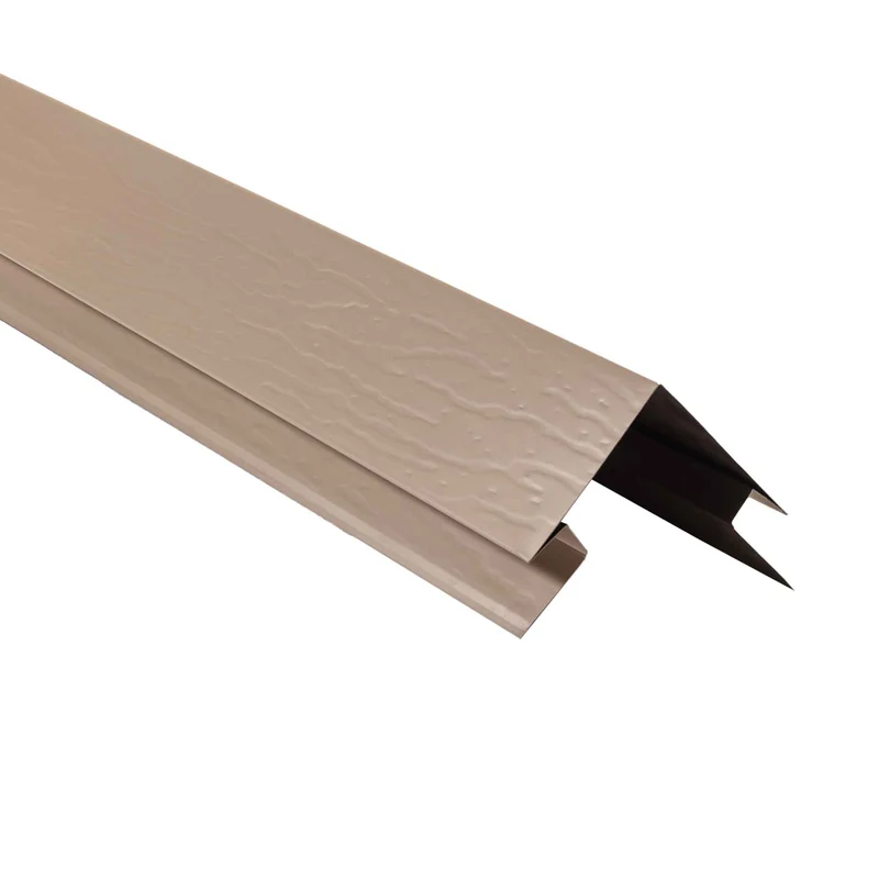 Coin extérieur de 1/2" x 10', sable