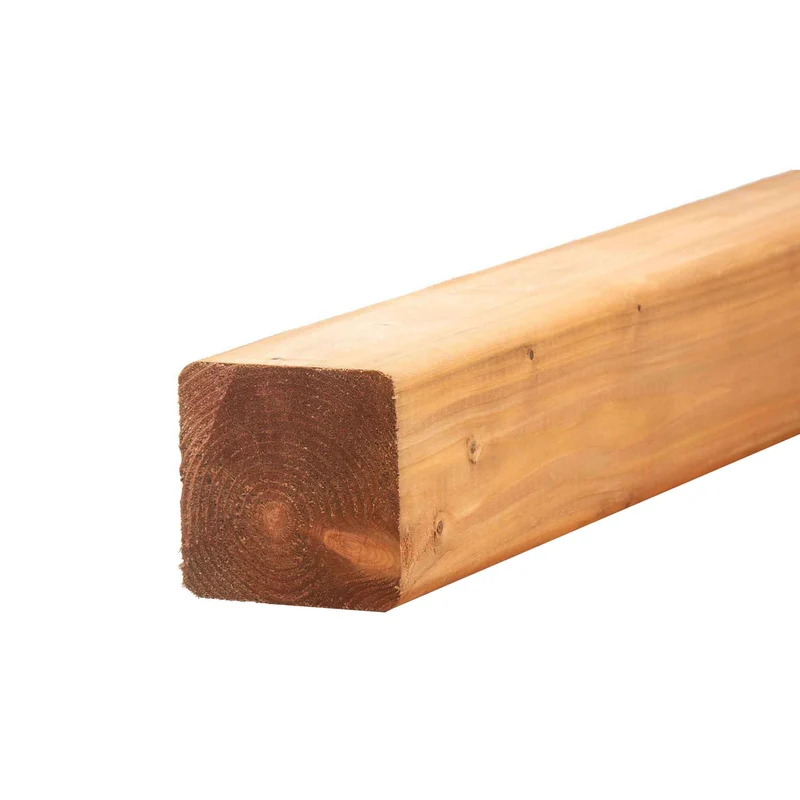 Bois d'épinette Premium aux coins arrondis, 4" x 4" x 8'