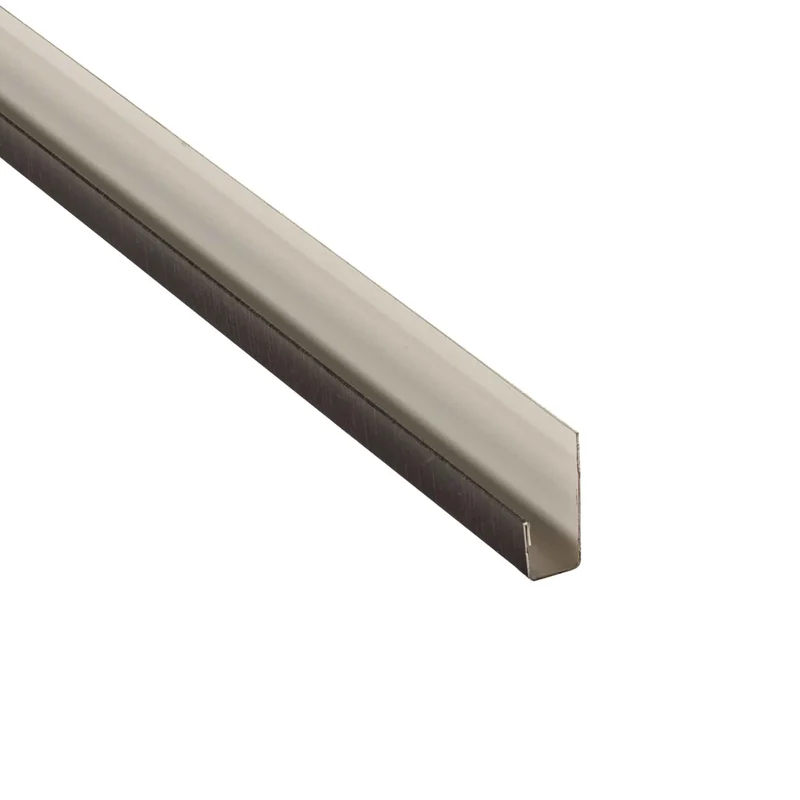 Moulure en "J" de 1/2" x 10', moka foncé 2 tons