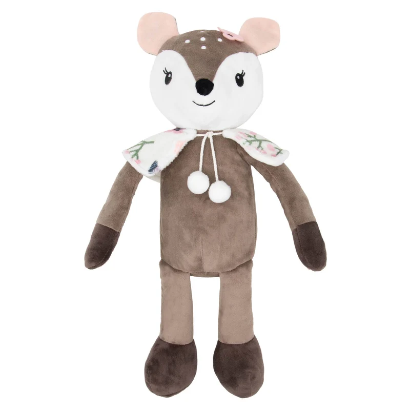 Ensemble d'un jeté et d'une peluche pour enfants, 48'' x 60'' (Willow la biche)