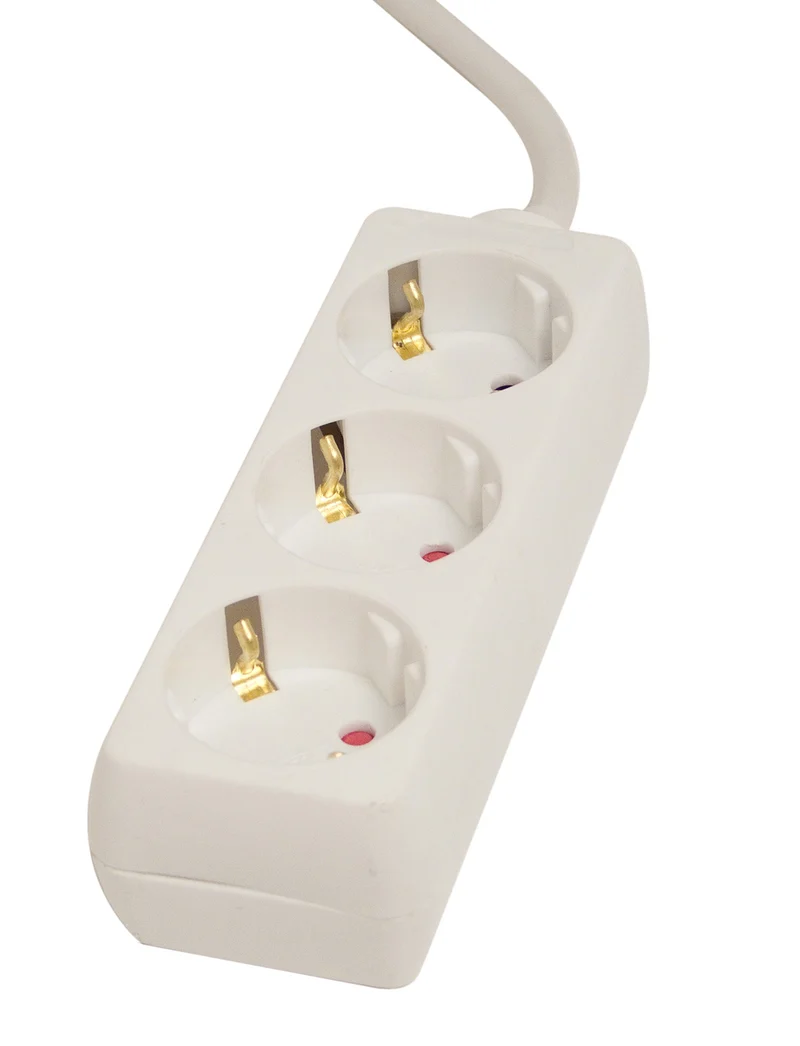 Power strip 3 x 16 A - 1.5 m - White (SCH)