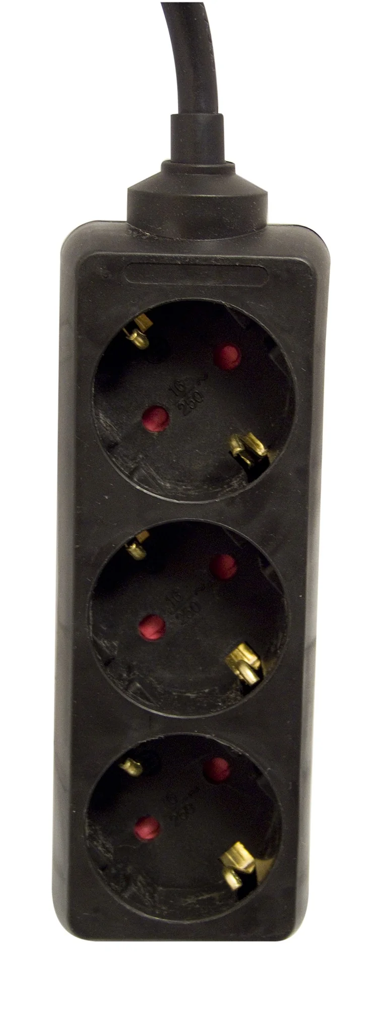 Power strip 3 x 16 A - 3 m - Black (SCH)