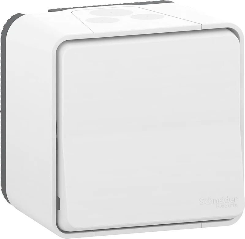 Bouton poussoir en saillie IP55 - Mureva - Schneider