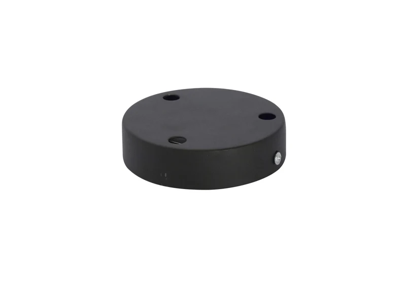 Metal ceiling rose - black